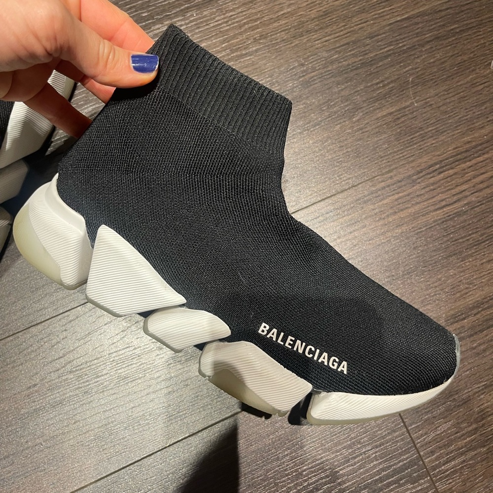 Balenciaga Speed 2.0 Transparent
Sole Sock Sneaker (Women)